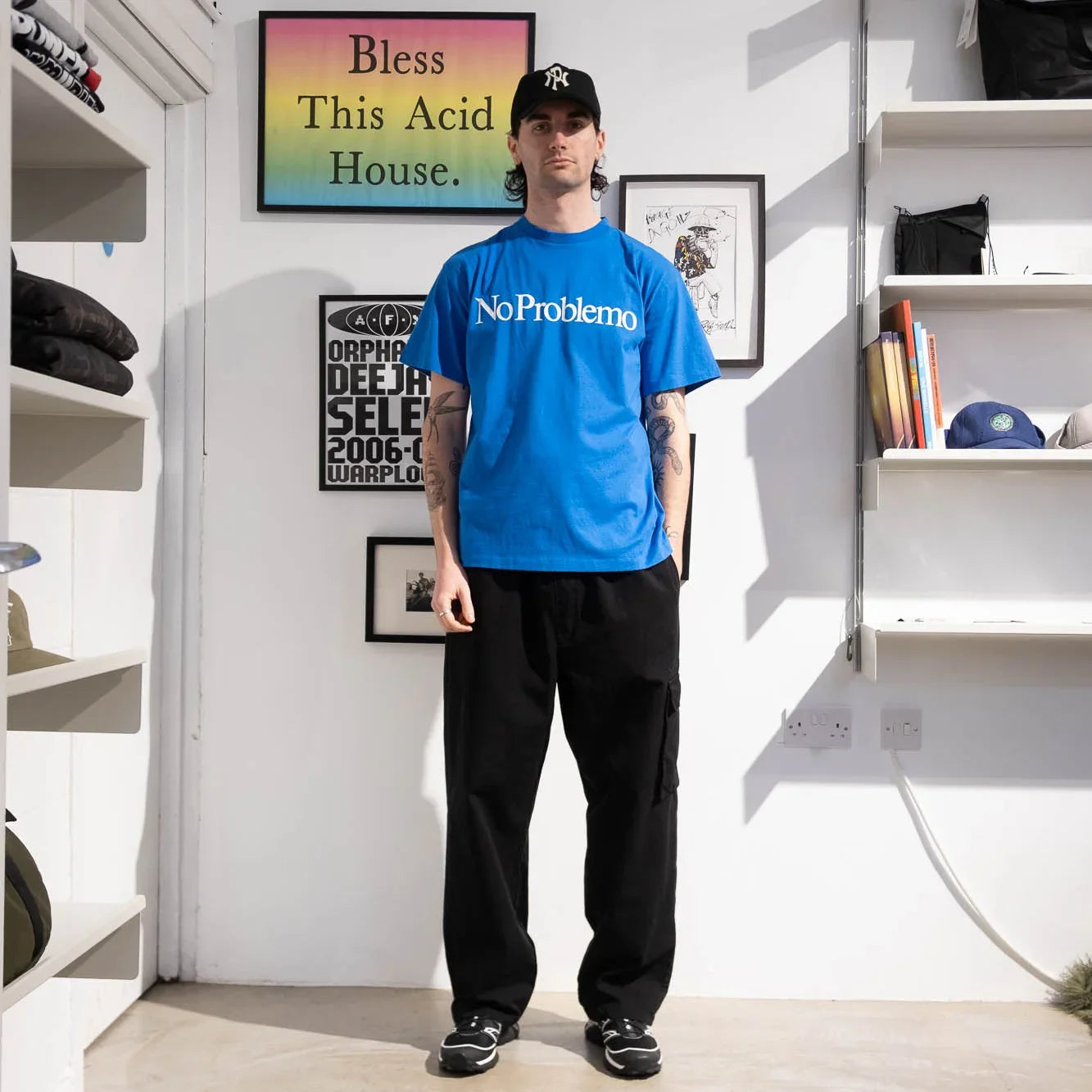 No Problemo SS Tee - Blue