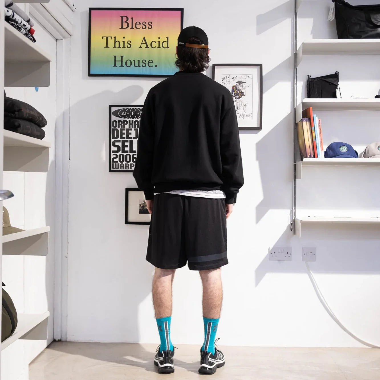 No Problemo NYP Sport Mesh Board Shorts - Black