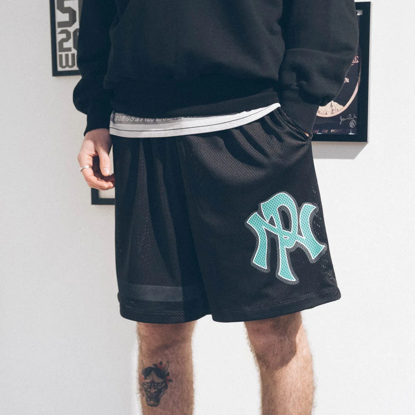 No Problemo NYP Sport Mesh Board Shorts - Black - Never Never