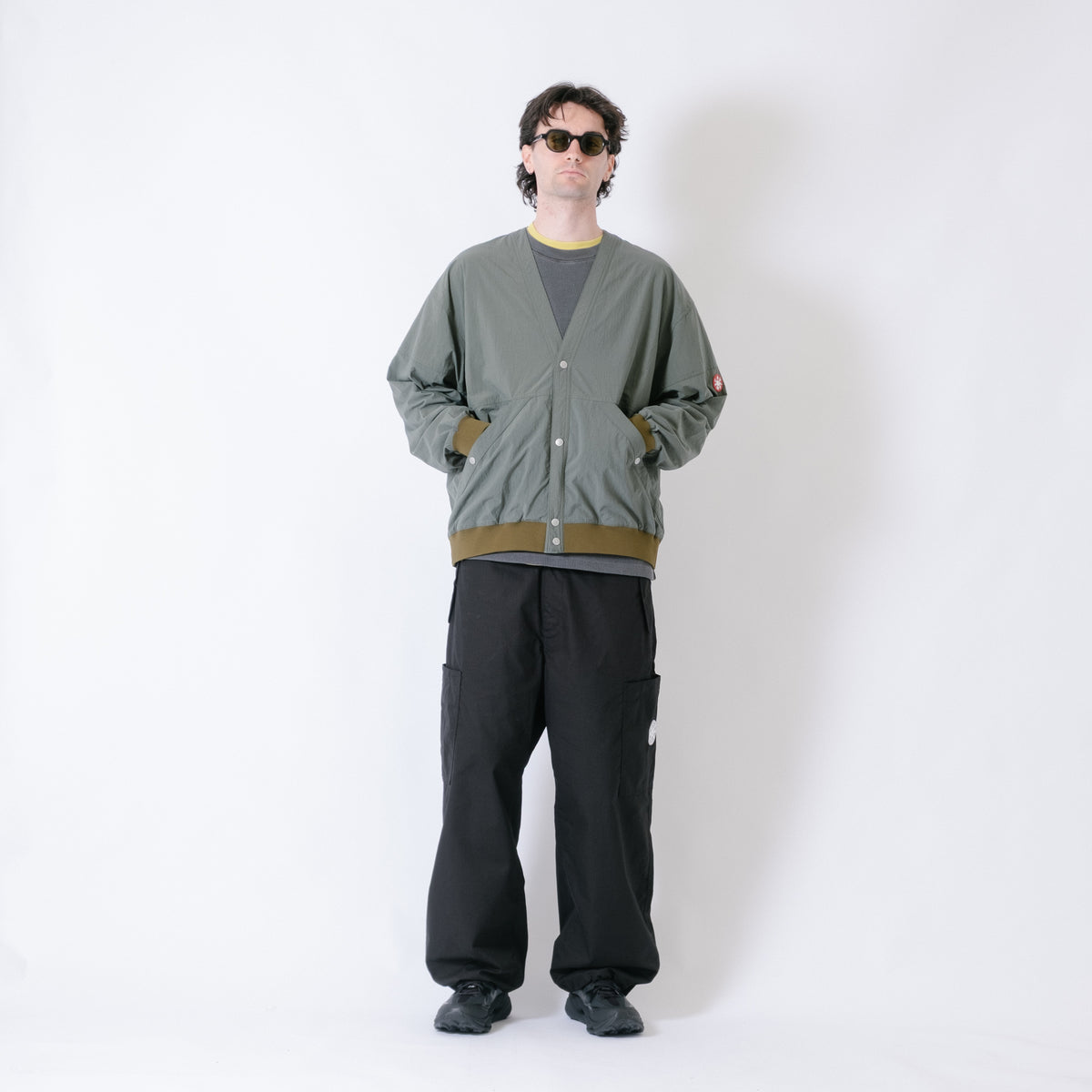 Cav Empt Nylon Cardigan - Green