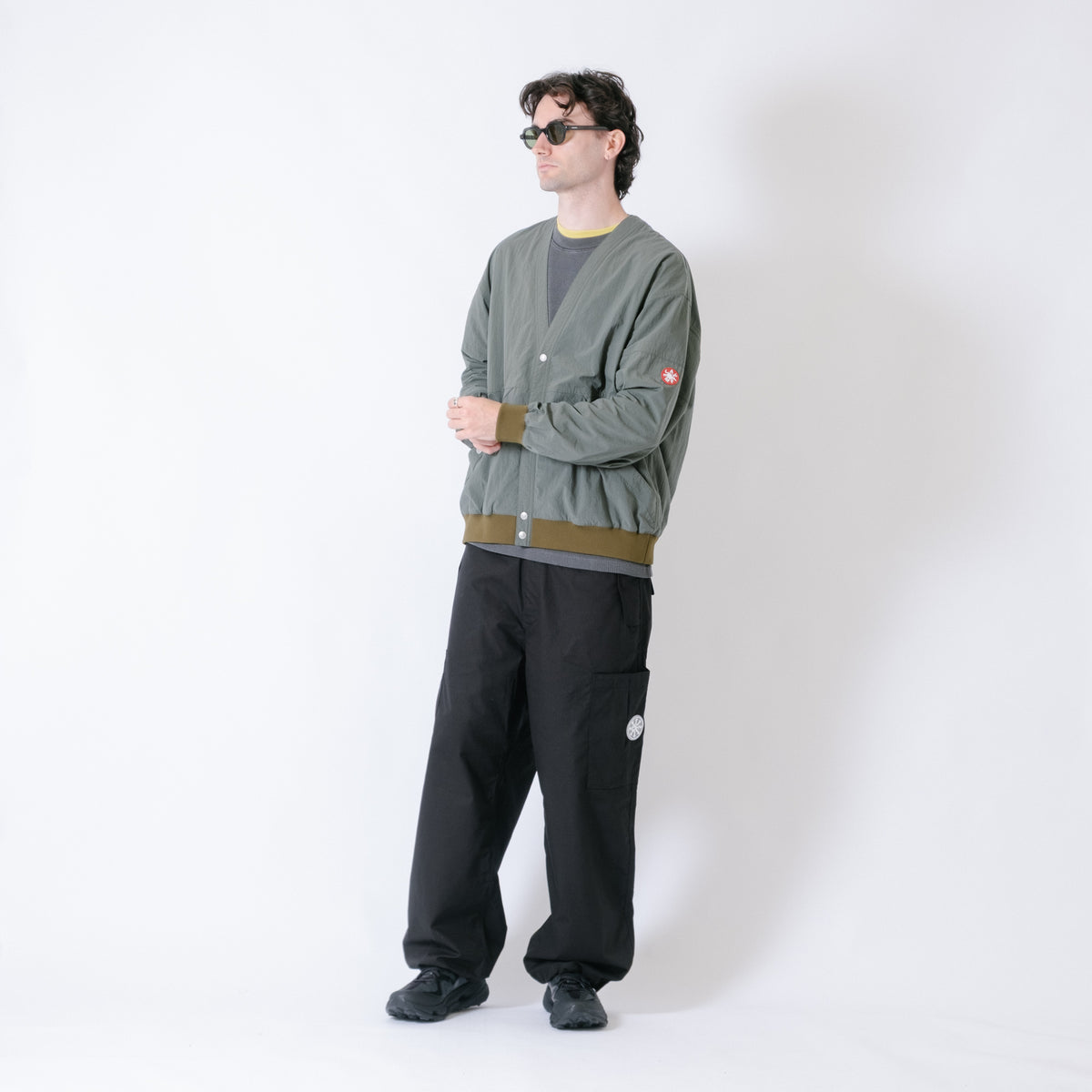 Cav Empt Nylon Cardigan - Green