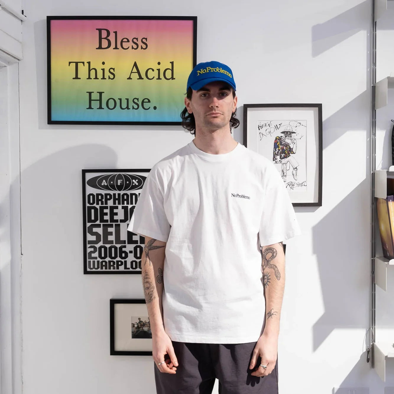 No Problemo Trip Advisor SS Tee - White - Never Never