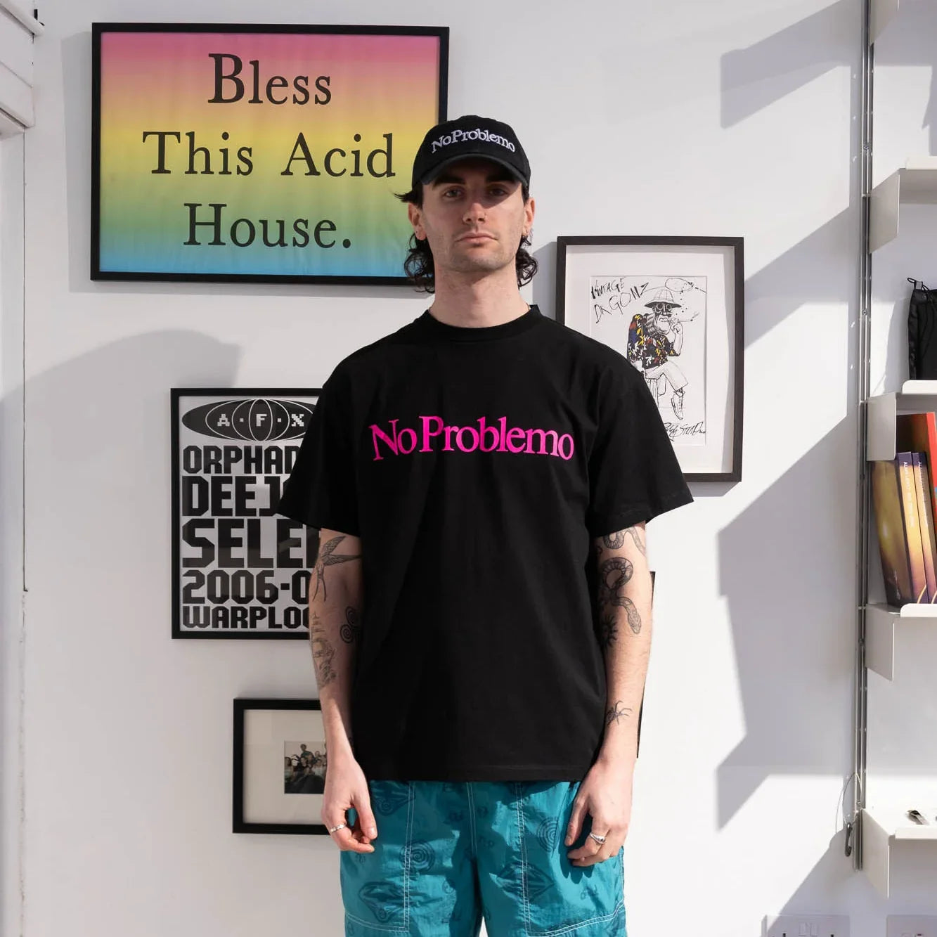 No Problemo SS Tee - Black - Never Never