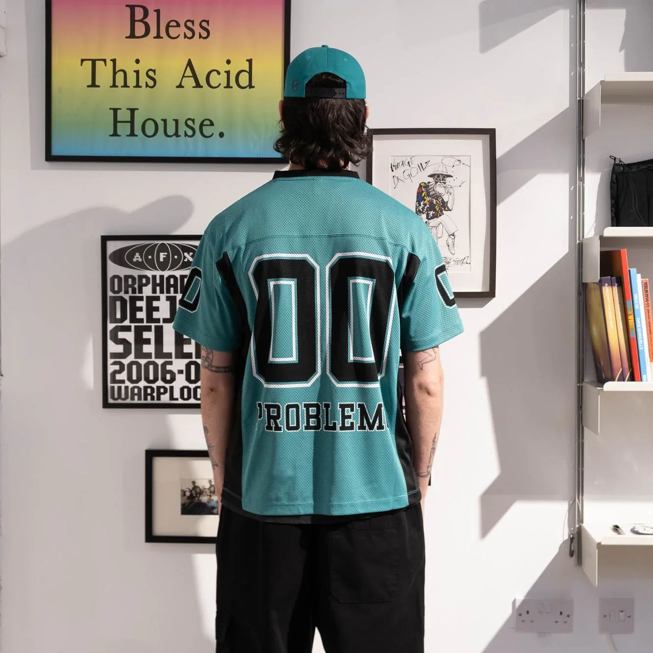 No Problemo NYP Sports Poly SS Jersey - Aqua