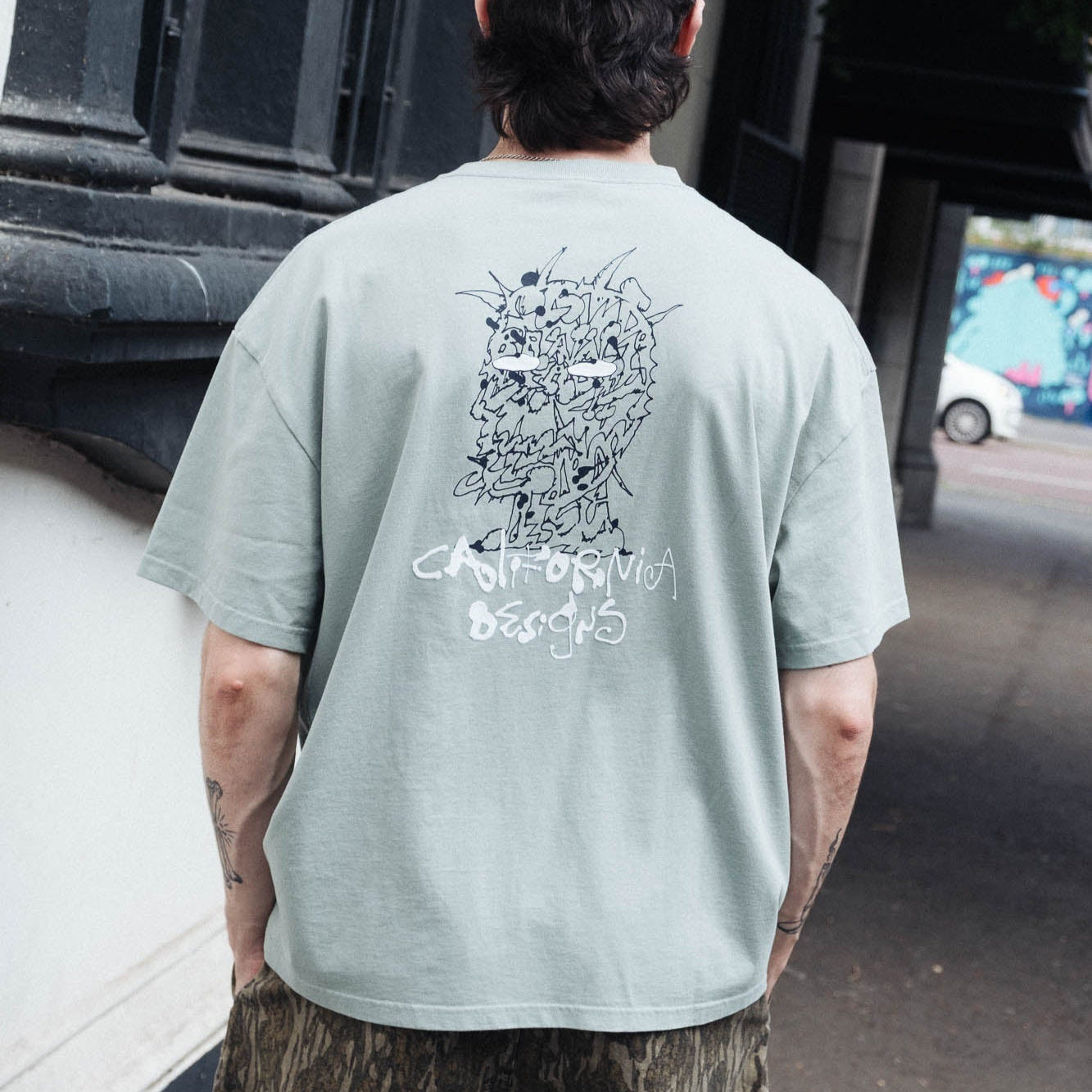 Brain Dead Skram T-Shirt - Seafoam