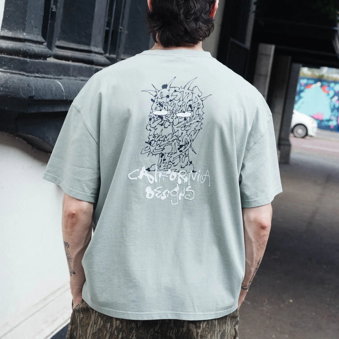 Brain Dead Skram T-Shirt - Seafoam