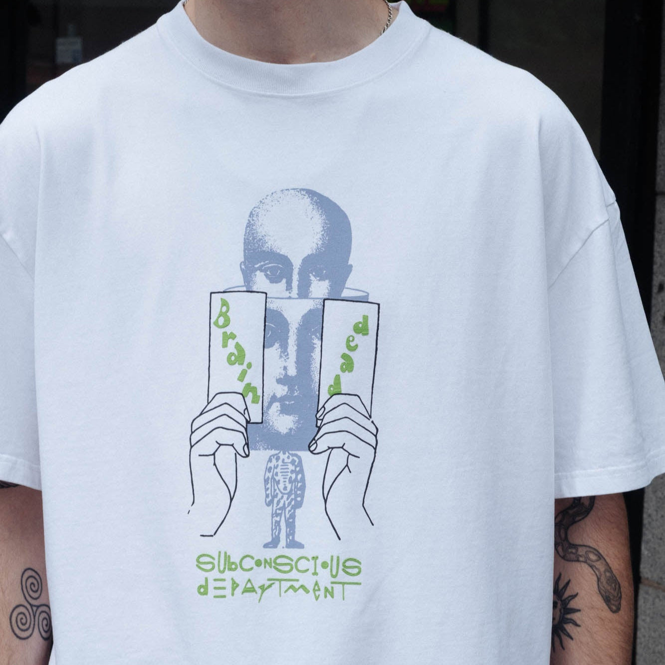 Brain Dead Subconscious T-Shirt - White