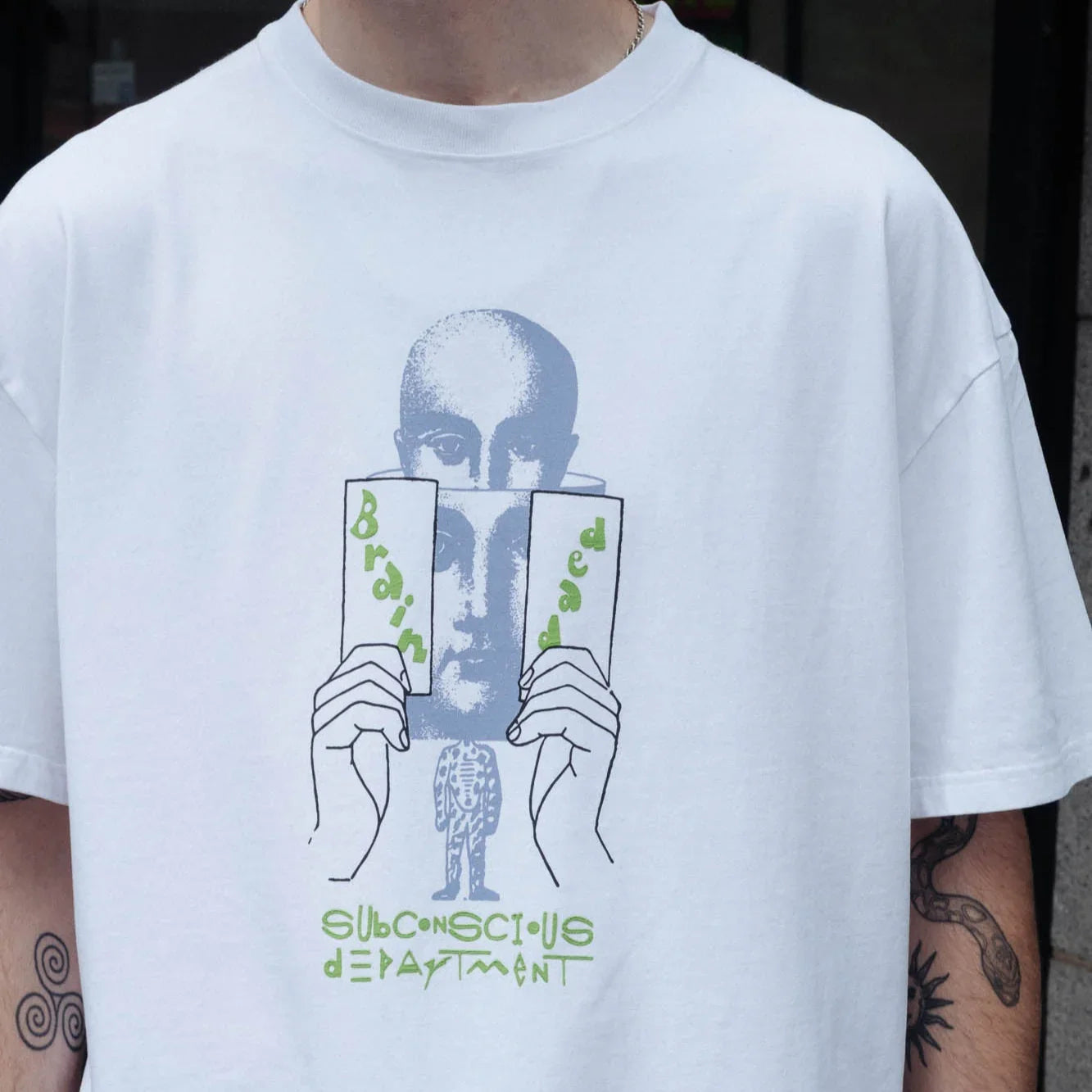 Brain Dead Subconscious T-Shirt - White