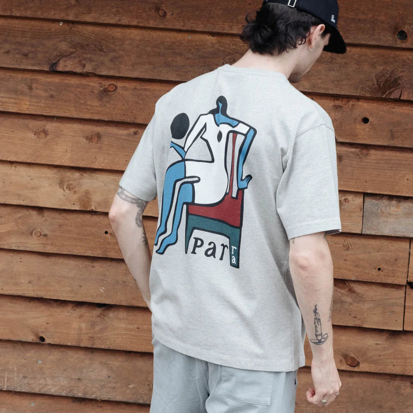 By Parra Chair Baller T-Shirt - Heather Grey