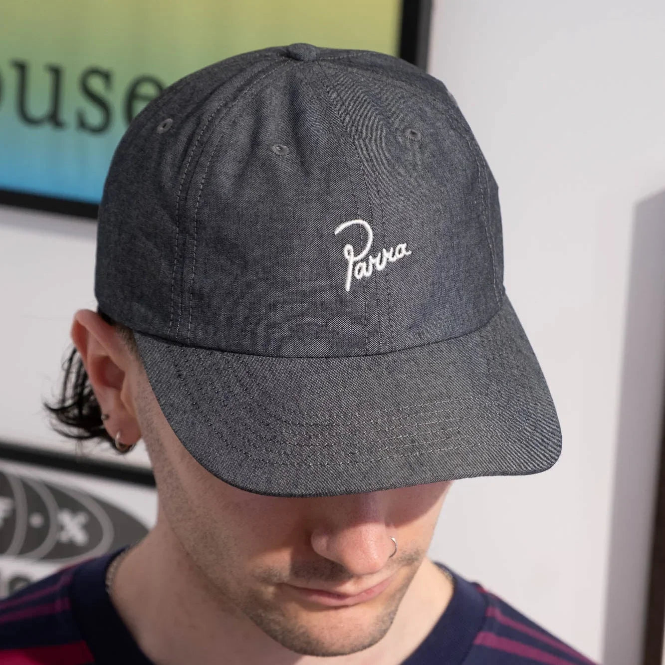 By Parra Signature 6 Panel Hat - Black