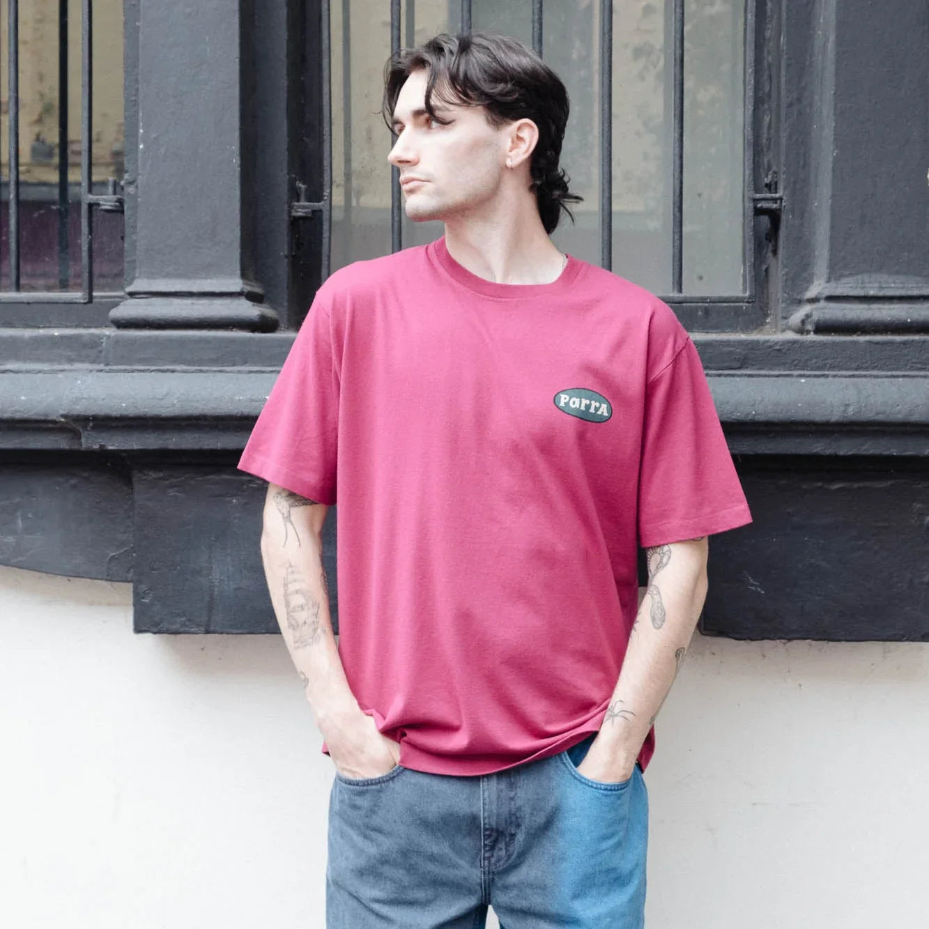 By Parra Chair Baller T-Shirt - Dark Magenta