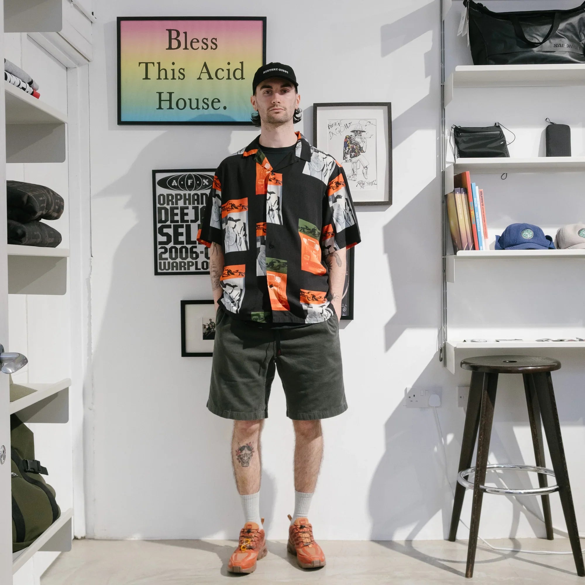 Carhartt WIP S/S Sean Hamilton Shirt - Sean Hamilton/Black - Never Never