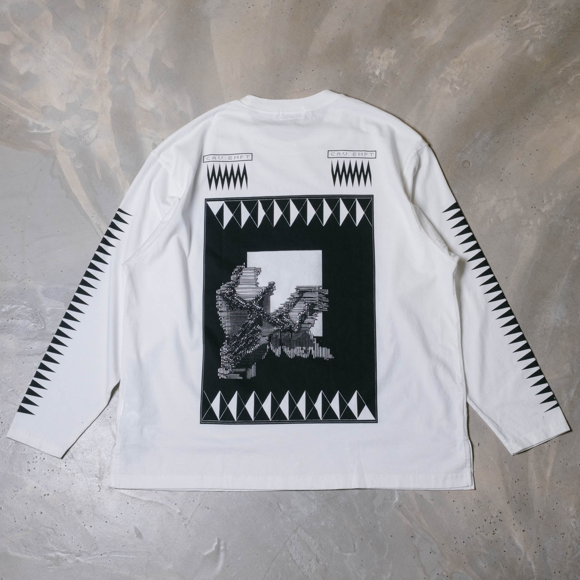 Cav Empt Century Cameo Long Sleeve T-Shirt - White