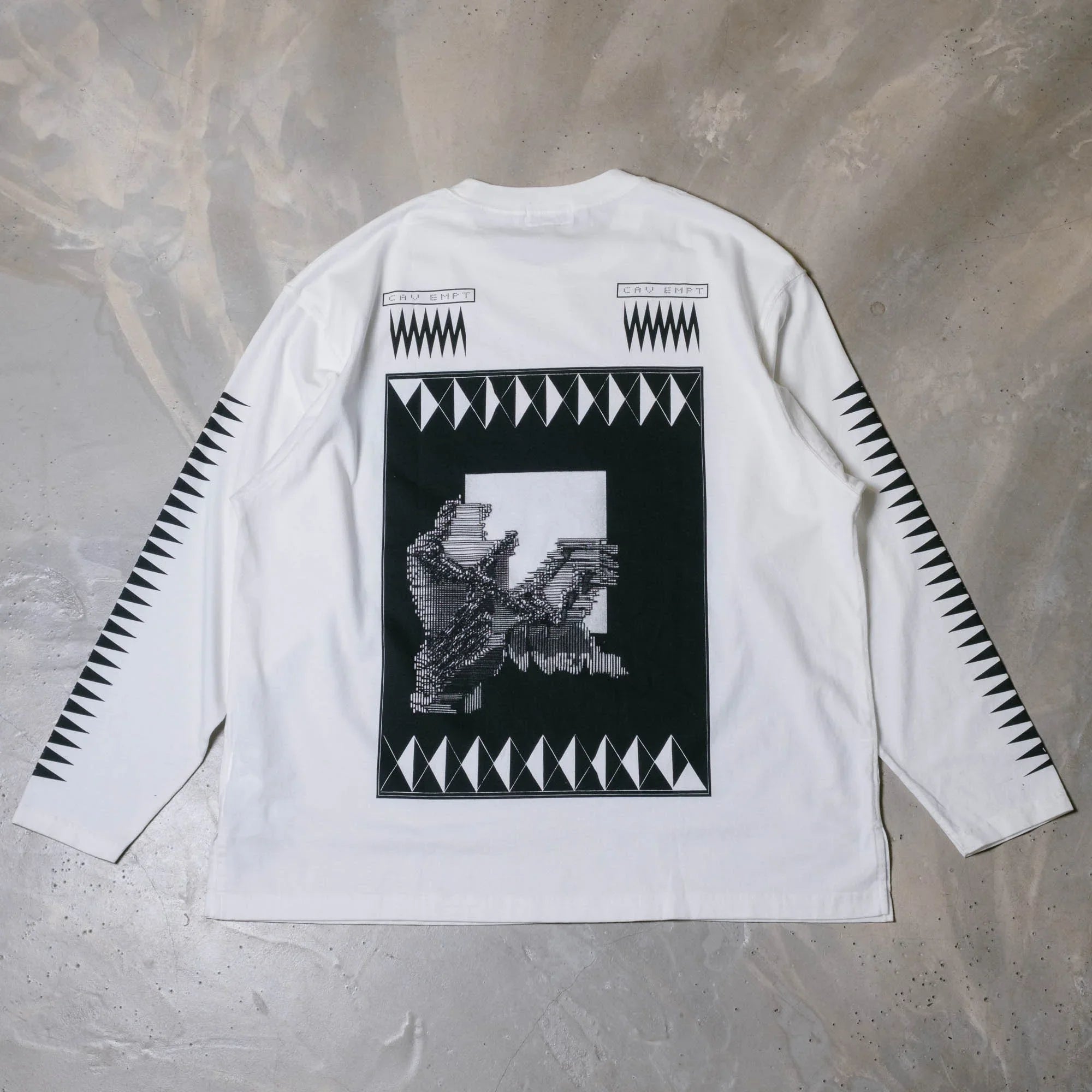 Cav Empt Century Cameo Long Sleeve T-Shirt - White