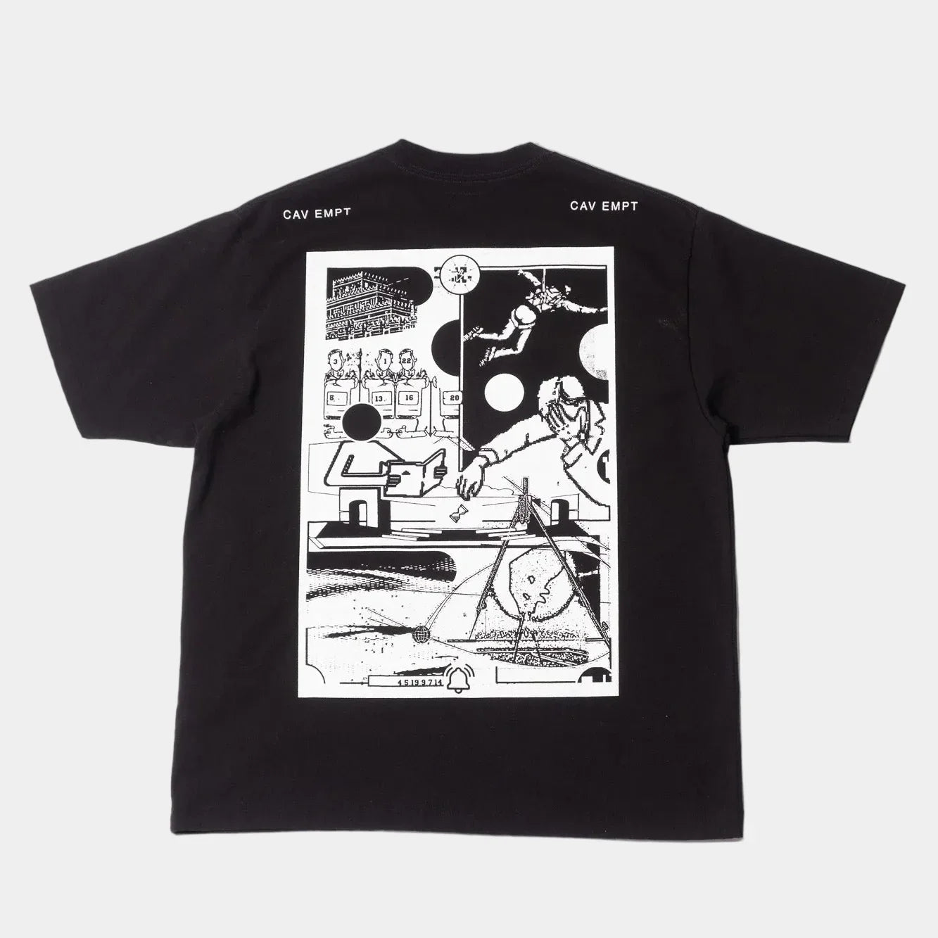 Cav Empt MD Caveat Aedificator T-Shirt - Black - Never Never