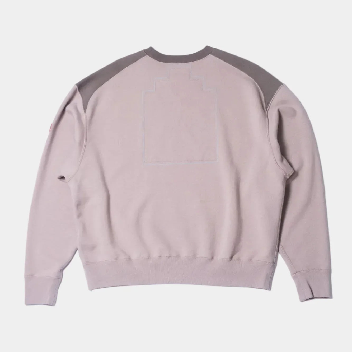 Cav Empt Half Panel Shoulder Crew Neck - Beige - Never Never
