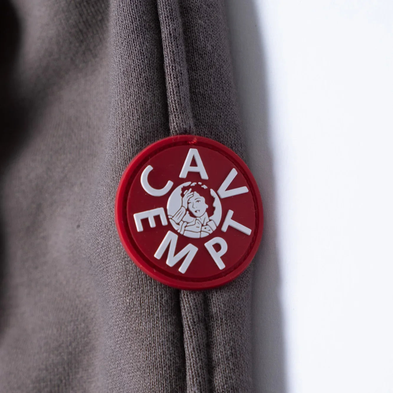 Cav Empt Solid Big Heavy Hoody - Khaki - Never Never