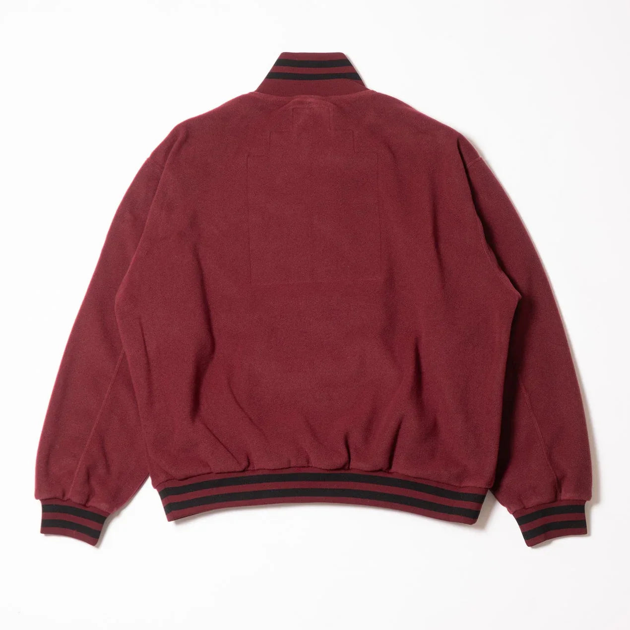 Cav Empt Fleece Half Zip Up - Burgundy - Never Never