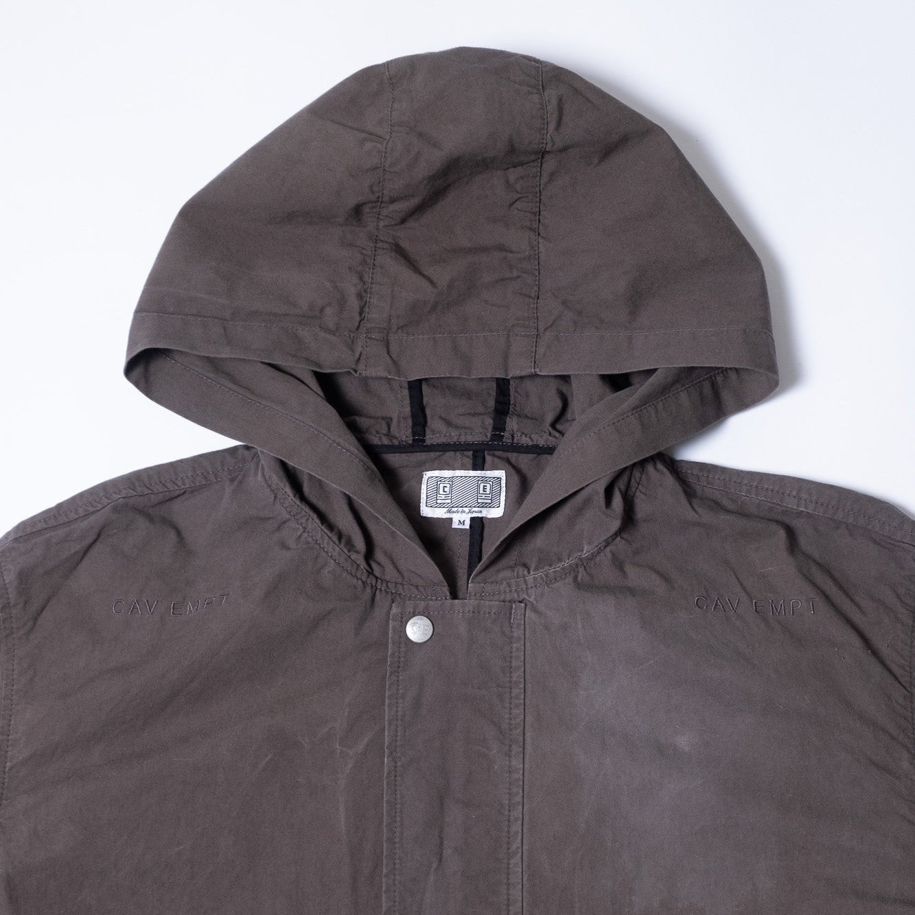 Cav Empt Hood Jacket - Charcoal