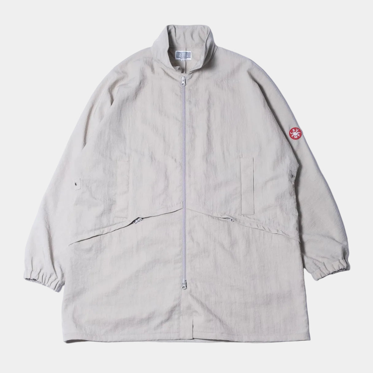 Cav Empt Solid Nylon Wing Coat - Grey