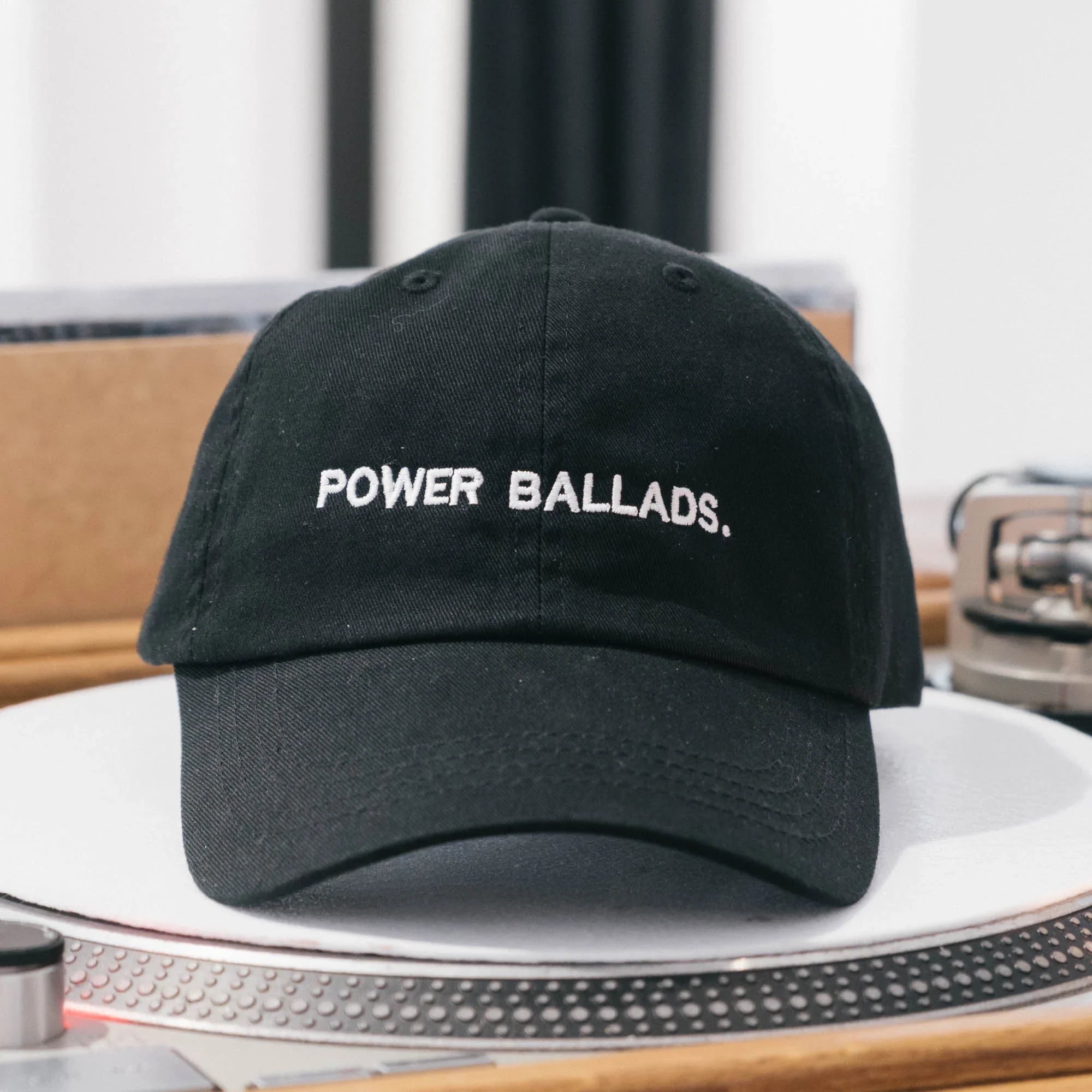 Easy Listening Power Ballads Embroidered Hat - Black