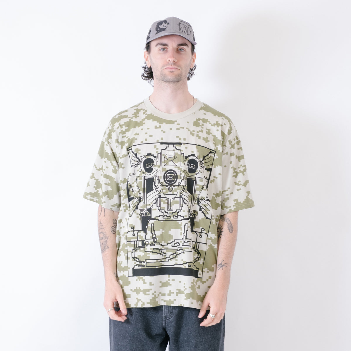 Cav Empt MD Electronic Mail DIGI1 T-Shirt - Green