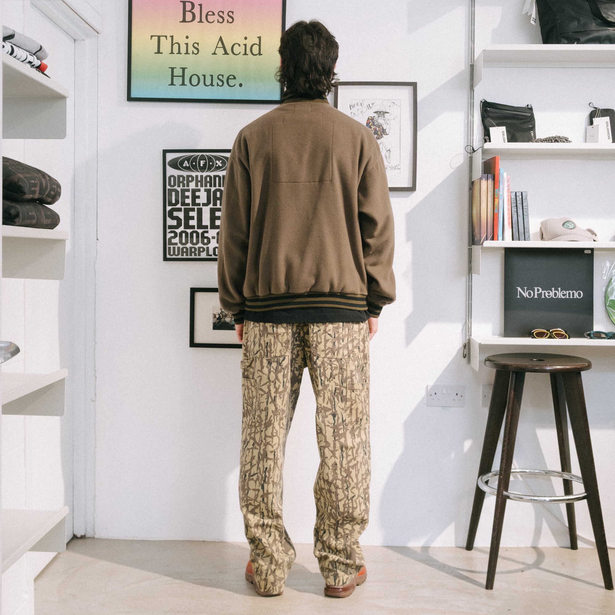 Cav Empt Fleece Half Zip Up - Khaki - Never Never