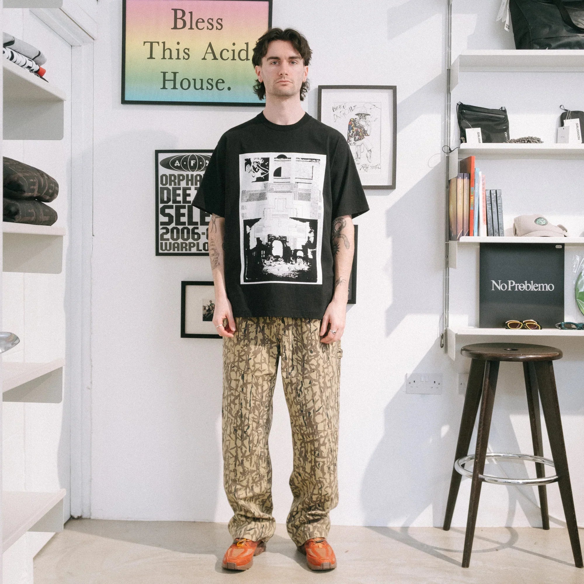 Cav Empt MD Caveat Aedificator T-Shirt - Black - Never Never