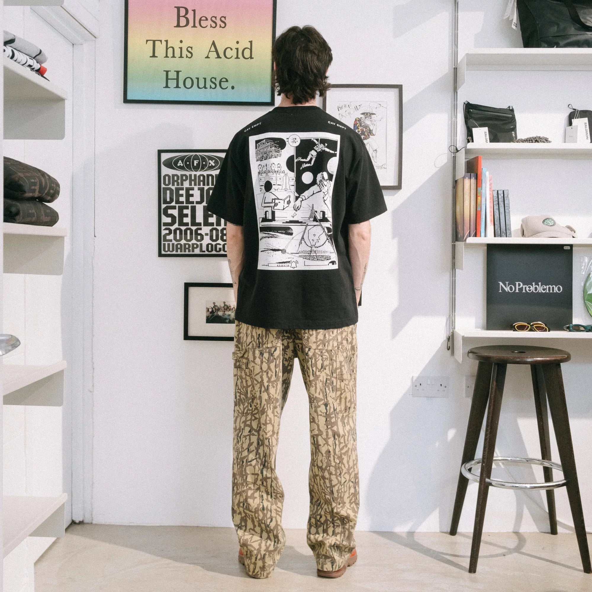 Cav Empt MD Caveat Aedificator T-Shirt - Black - Never Never