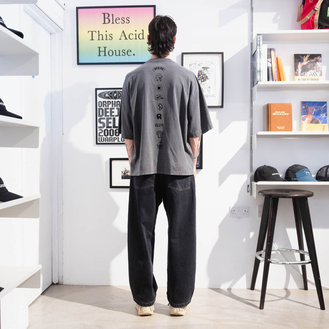 is-ness REKIDS Tee - Sumi Charcoal