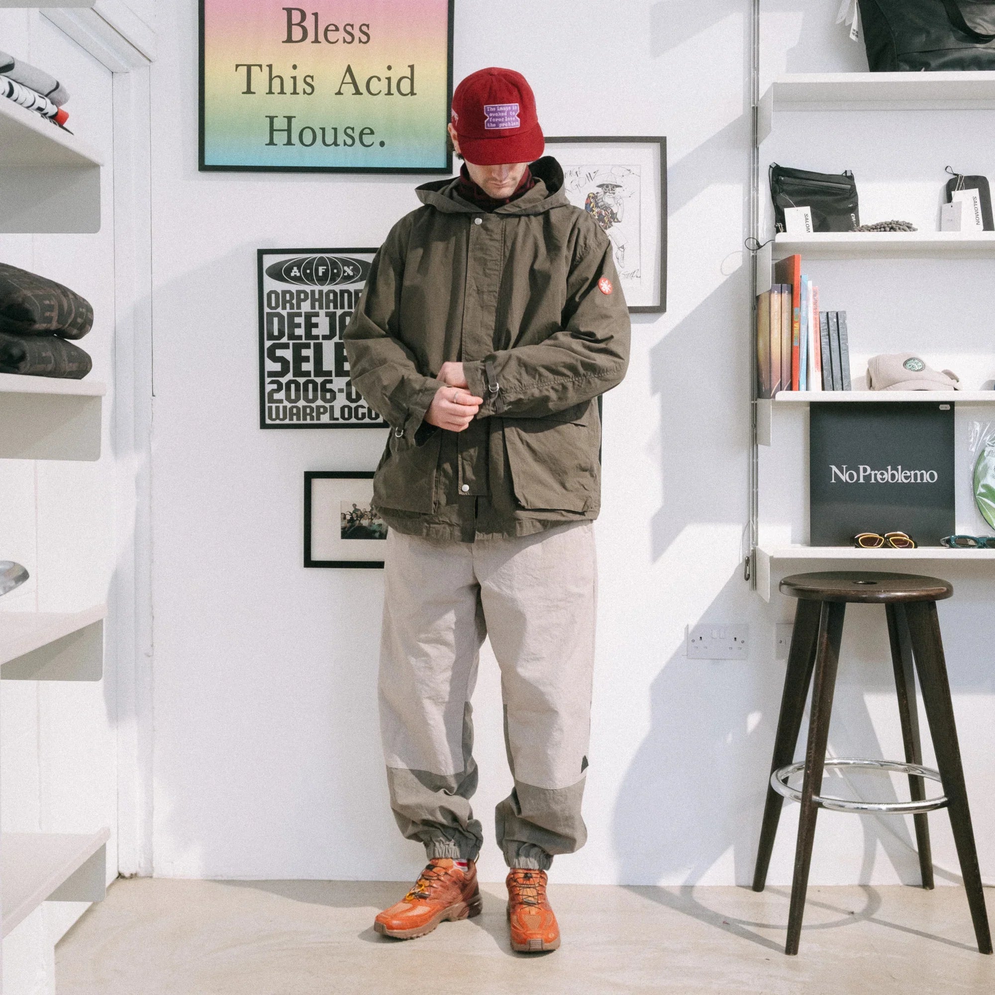 Cav Empt Hood Jacket - Charcoal - Never Never