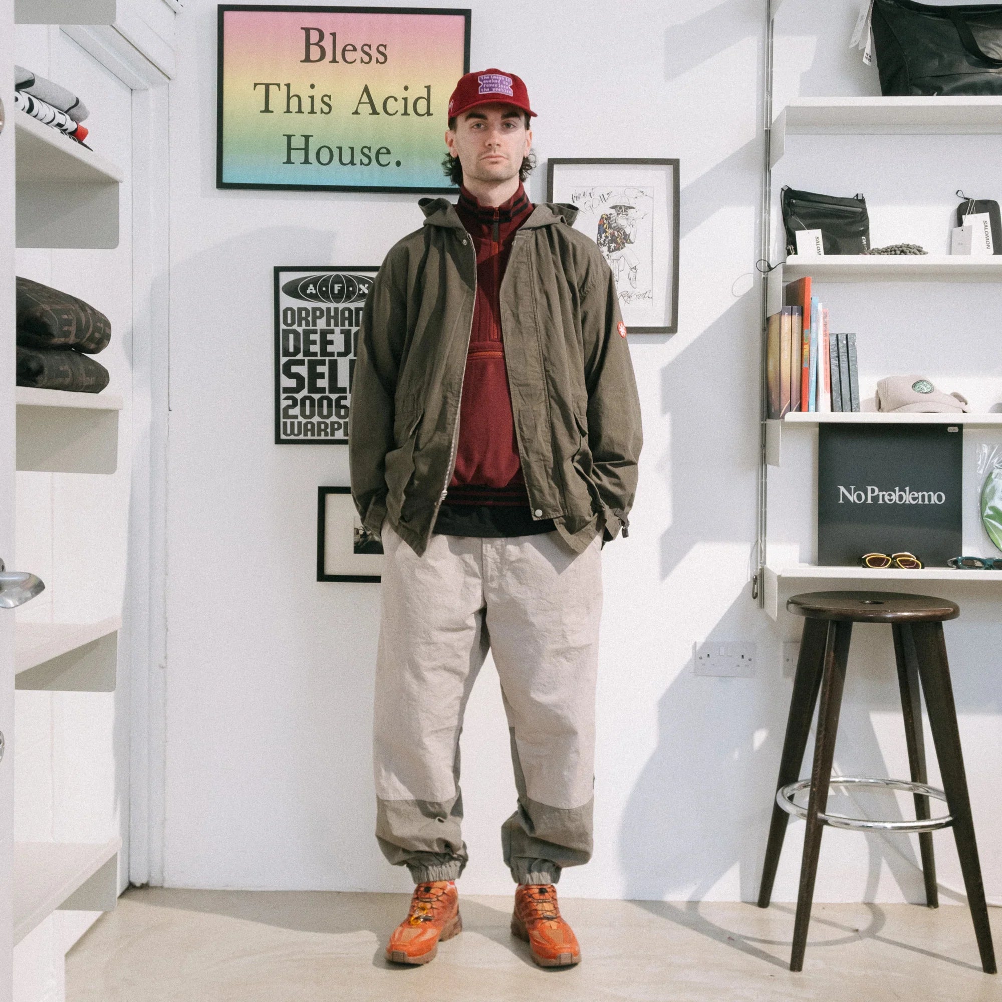 Cav Empt Hood Jacket - Charcoal - Never Never