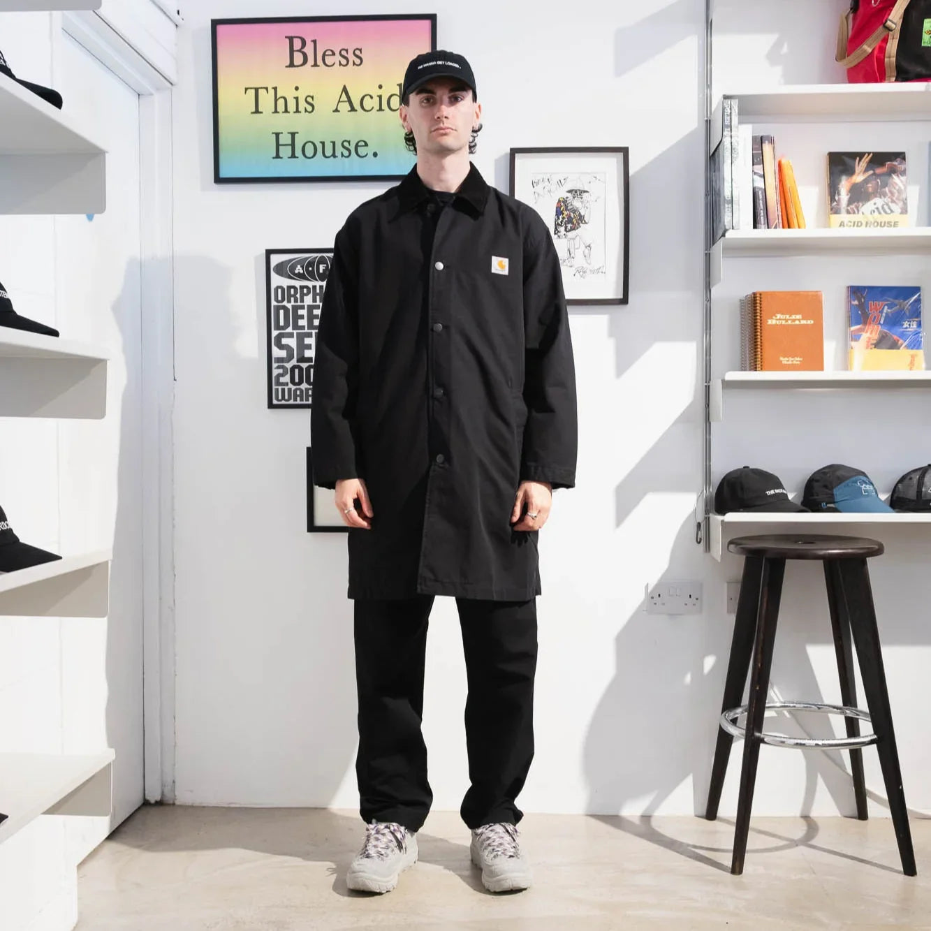 Carhartt WIP Webster Coat - Black/Black