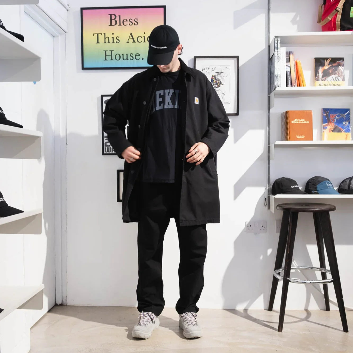 Carhartt WIP Webster Coat - Black/Black