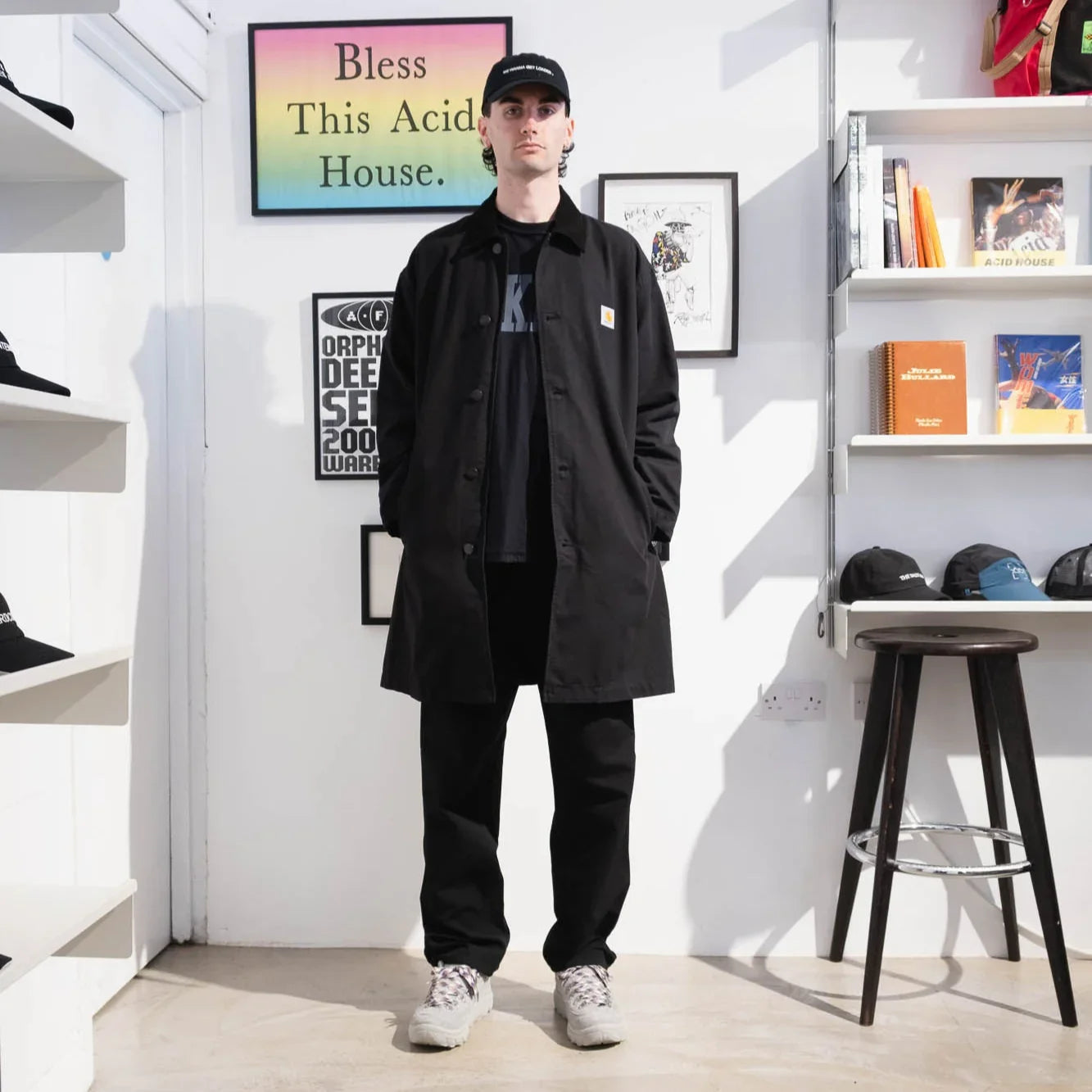Carhartt WIP Webster Coat - Black/Black