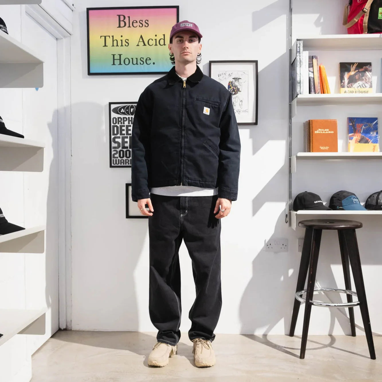 Carhartt WIP OG Detroit Jacket (Winter) - Black/Black