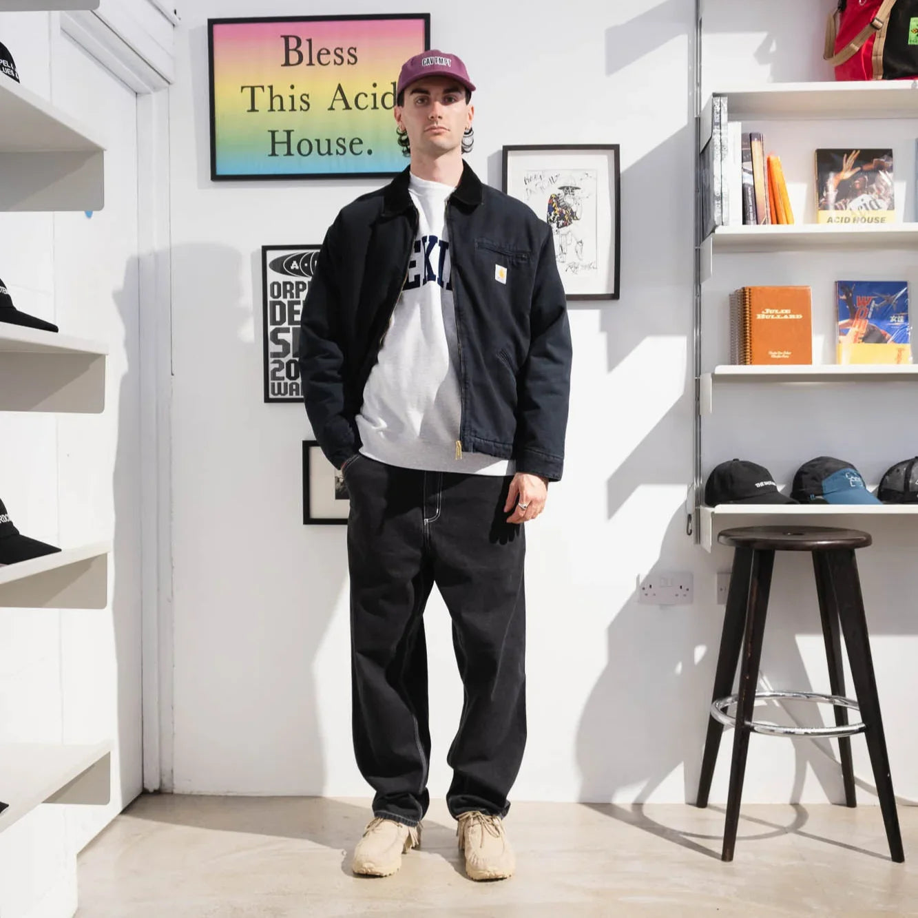 Carhartt WIP OG Detroit Jacket (Winter) - Black/Black