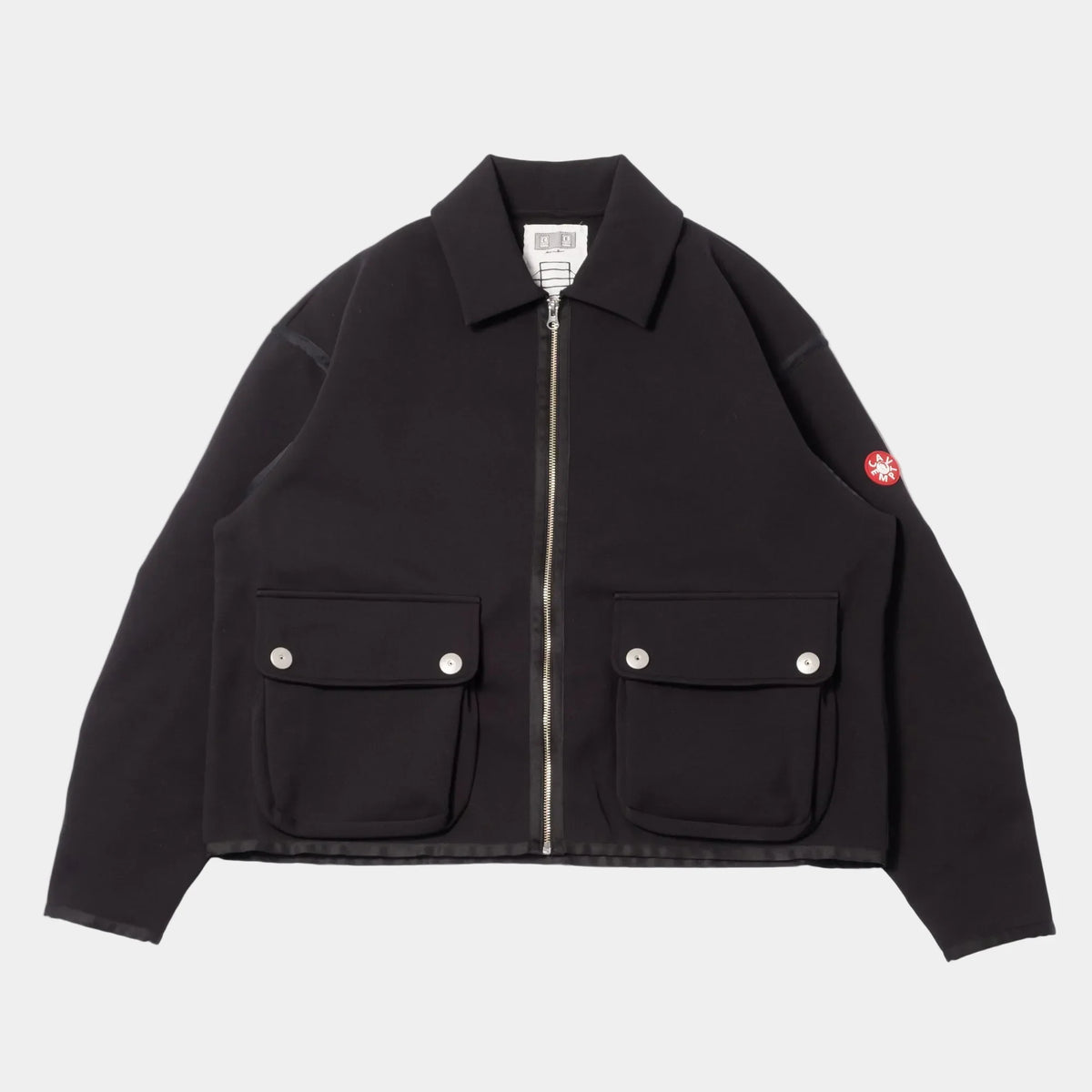 Cav Empt Smooth Zip Up - Black L CAV EMPT ブラックナイロンジャケット S