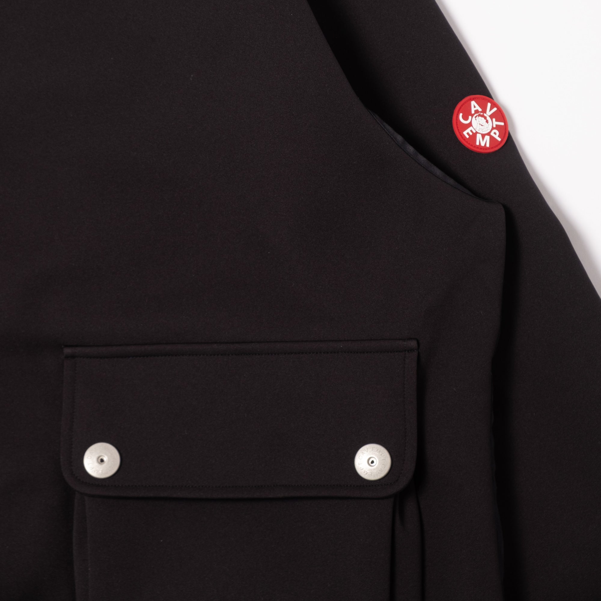 Cav Empt Smooth Zip Up - Black