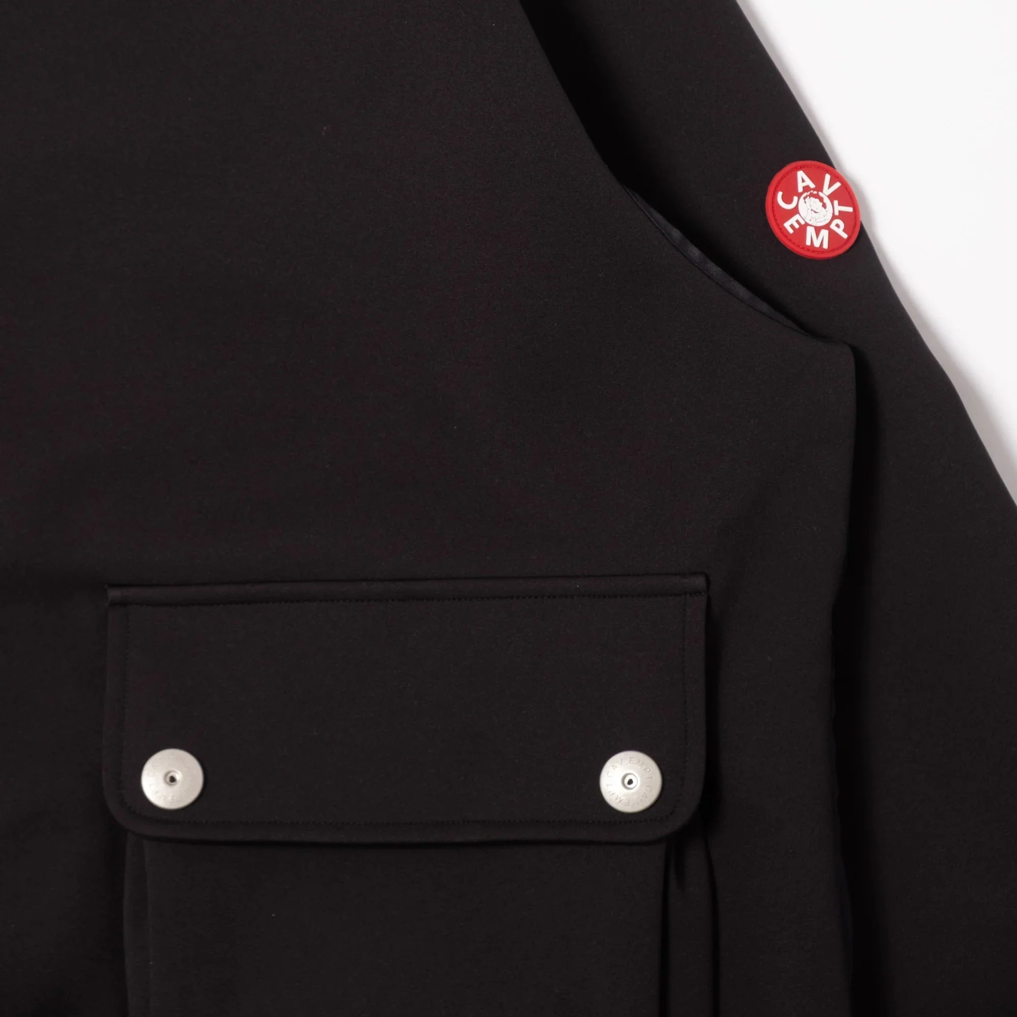 Cav Empt Smooth Zip Up - Black