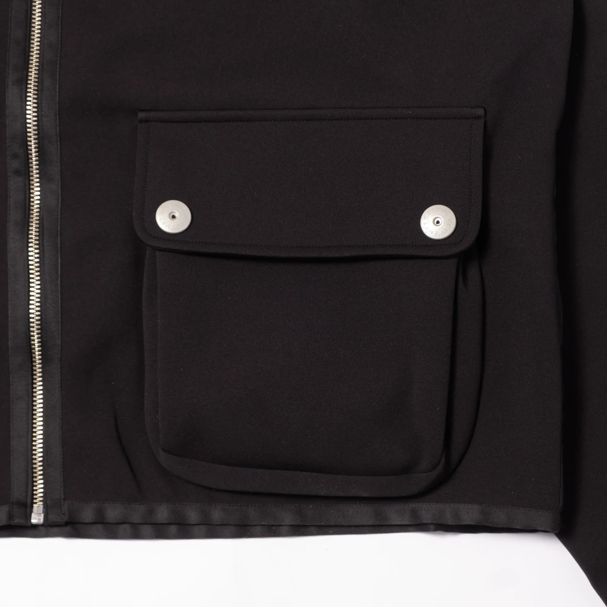 Cav Empt Smooth Zip Up - Black