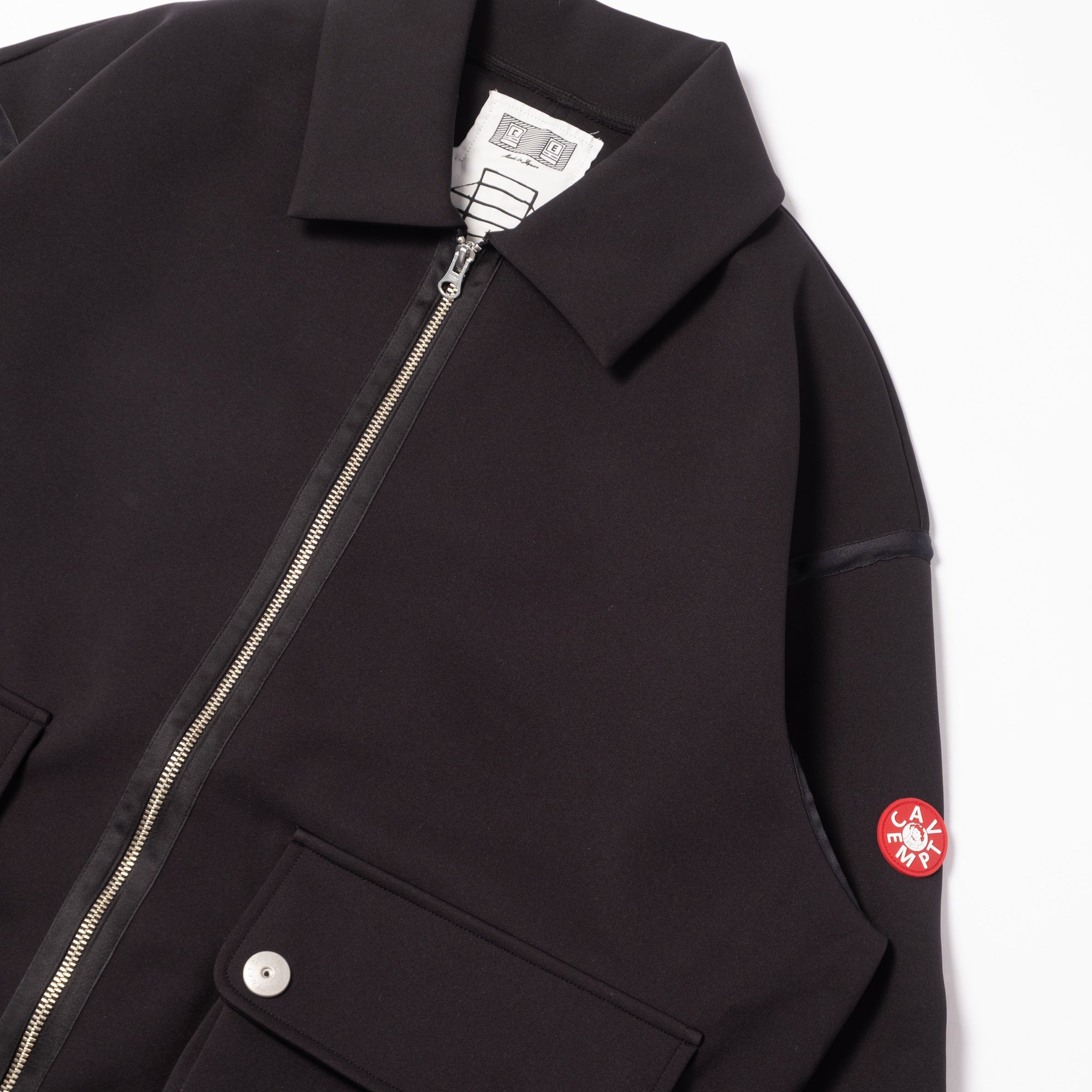 Cav Empt Smooth Zip Up - Black
