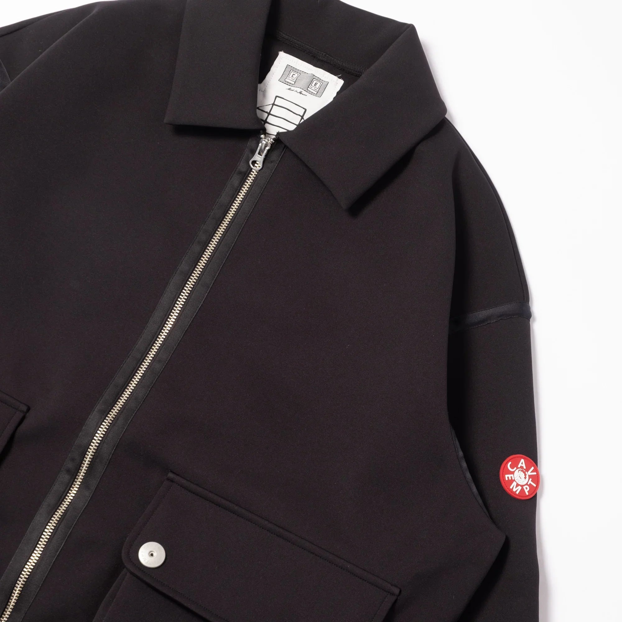 Cav Empt Smooth Zip Up - Black
