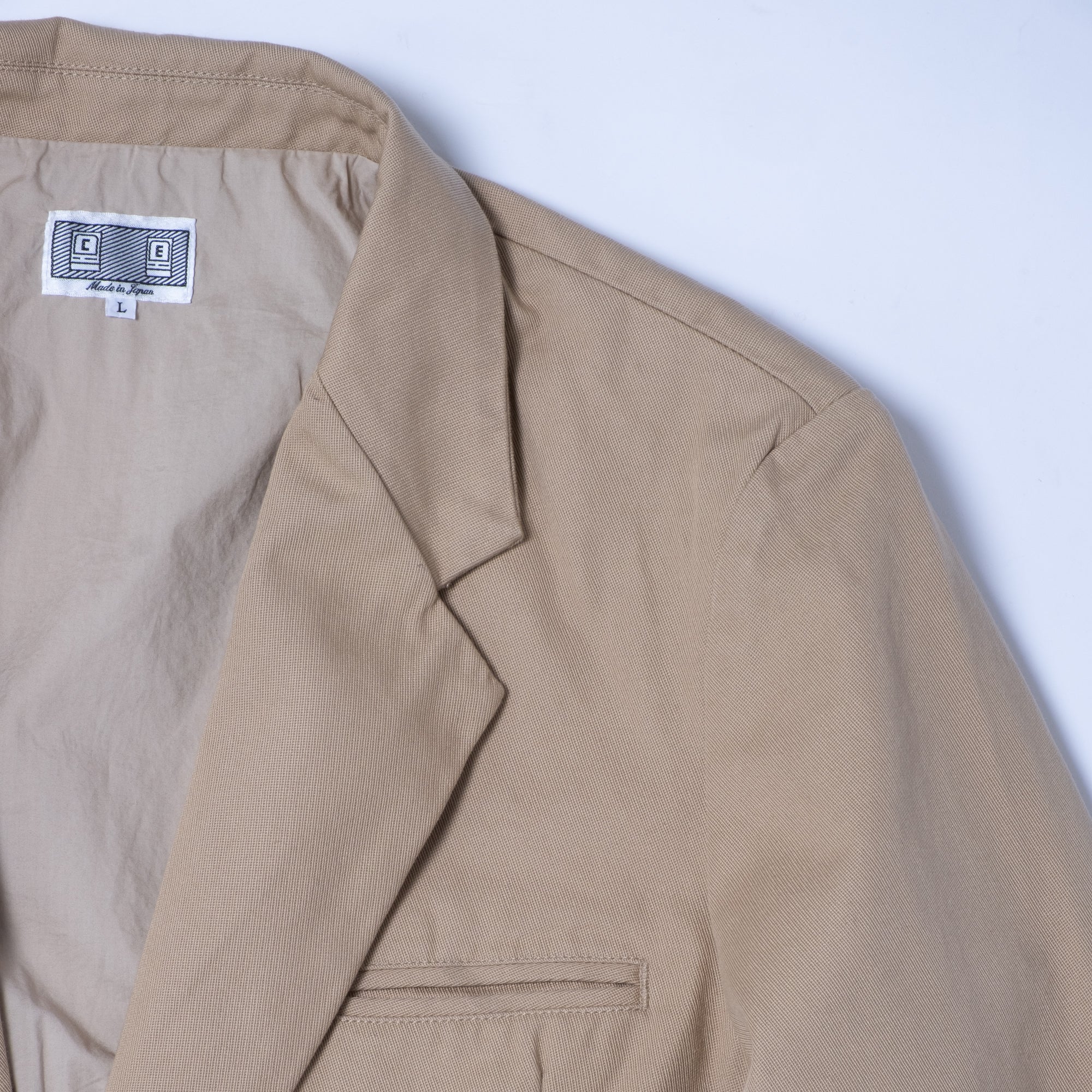Cav Empt Cotton Lapel Jacket - Beige