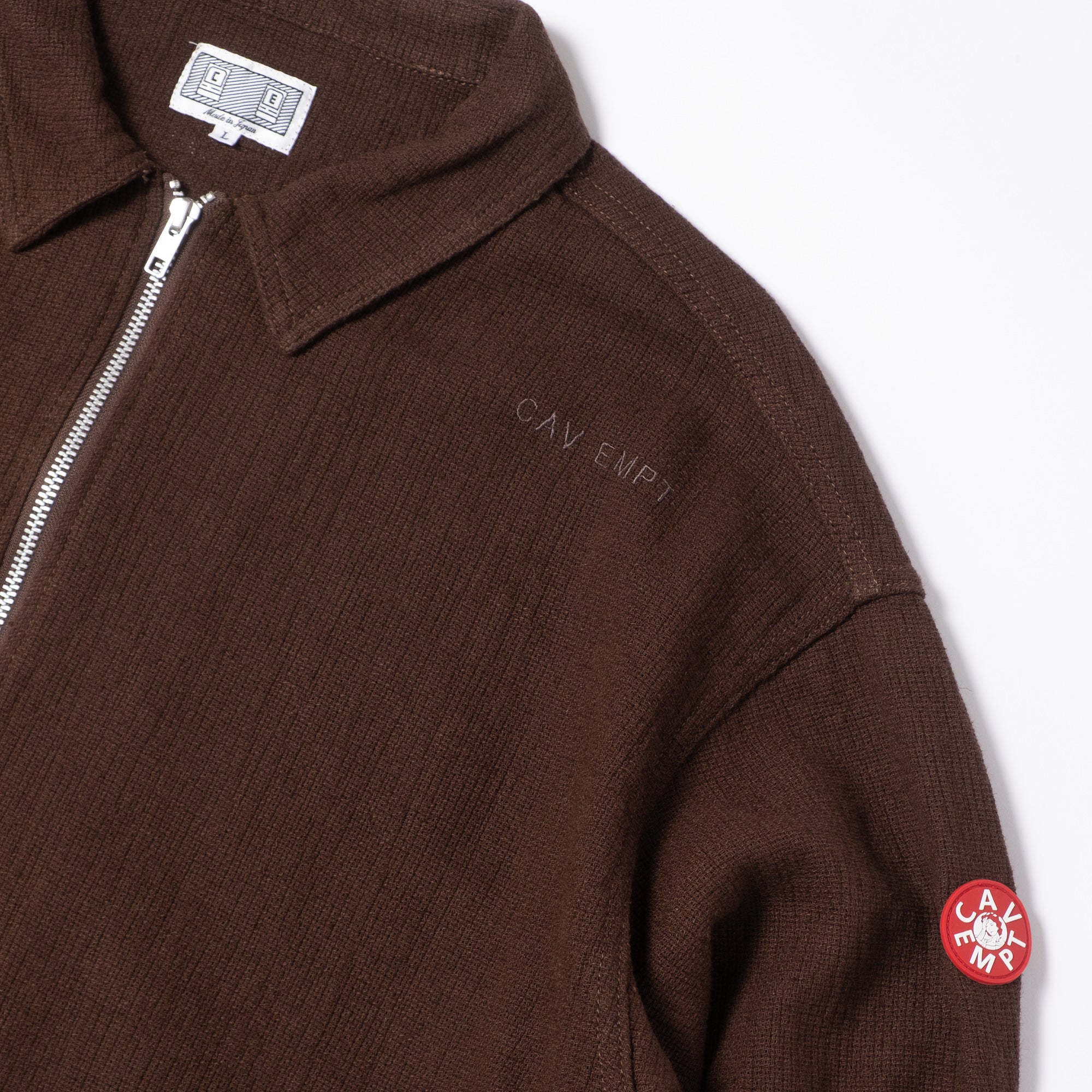 Cav Empt Welt Pockets Zip Shirt Jacket - Charcoal