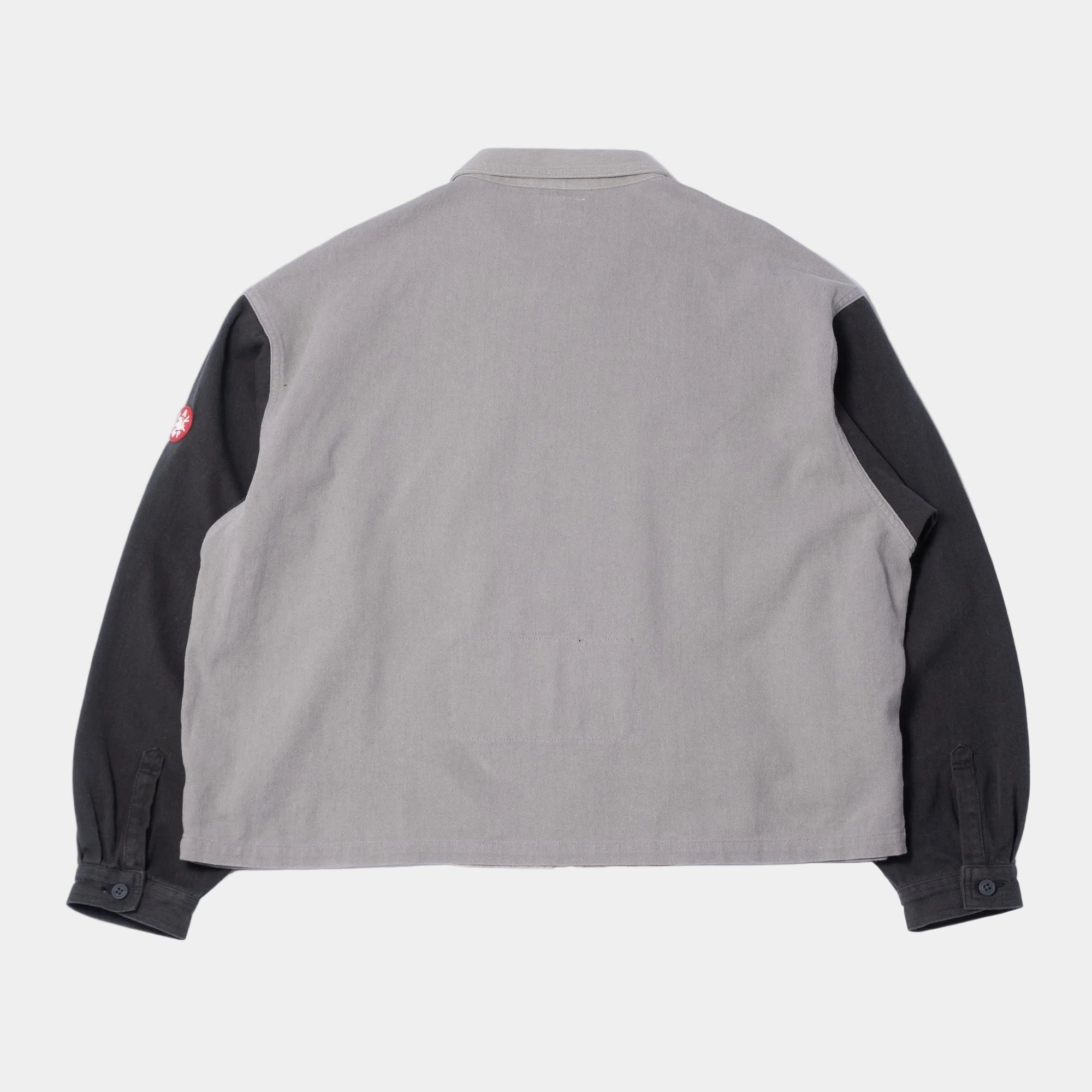 Cav Empt Stripe Cut Short Shirt Jacket - Grey