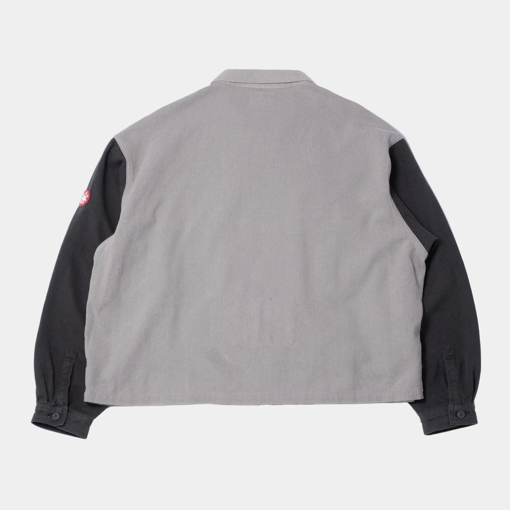 Cav Empt Stripe Cut Short Shirt Jacket - Grey