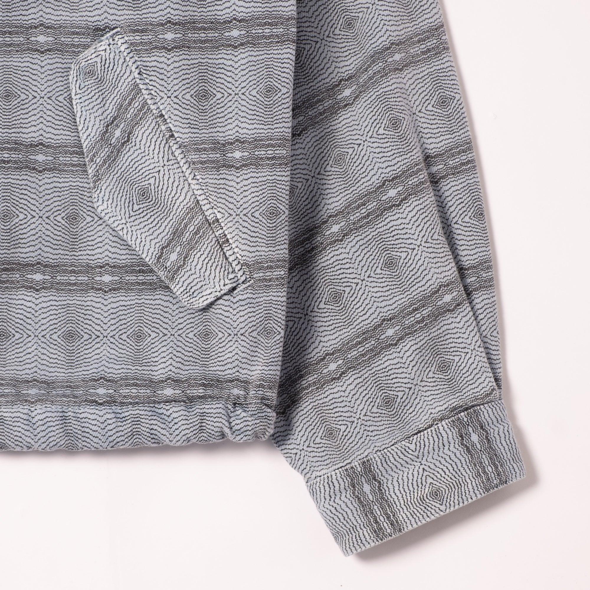 Cav Empt Overdye FK Pattern Button Jacket - Blue