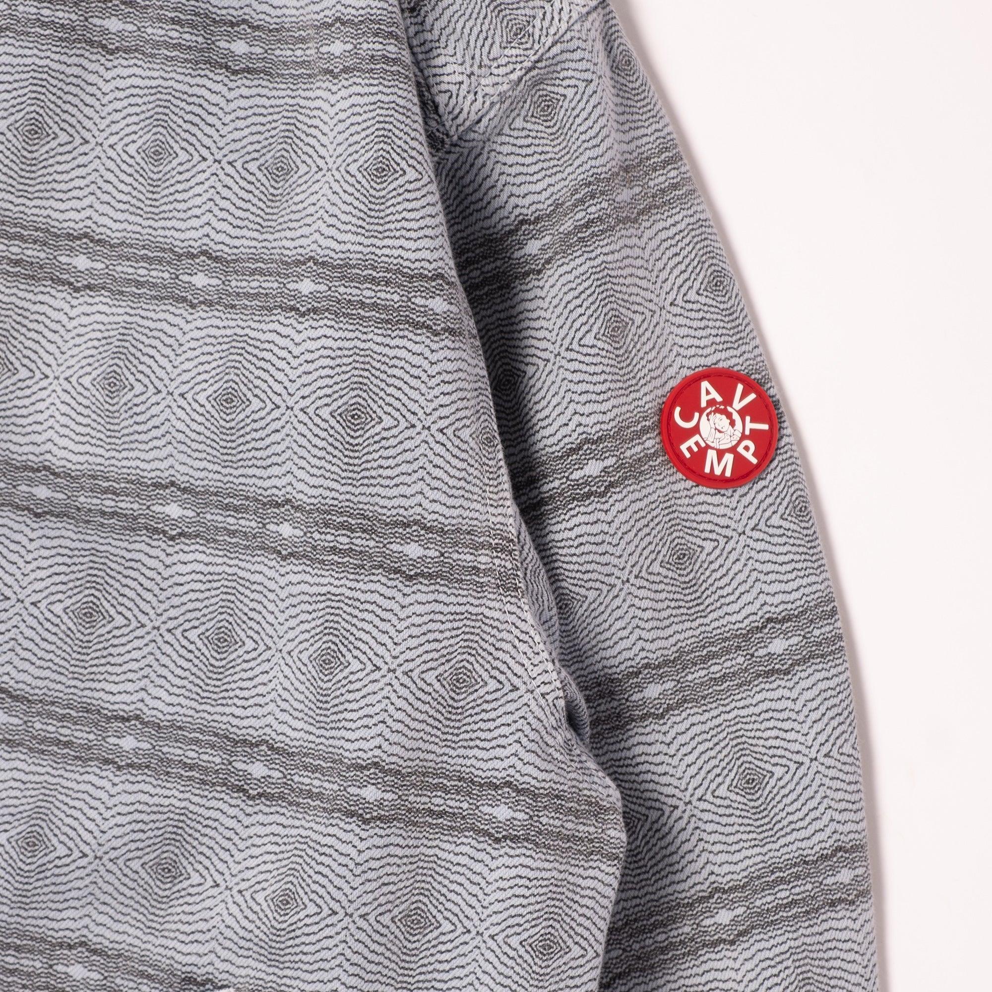 Cav Empt Overdye FK Pattern Button Jacket - Blue