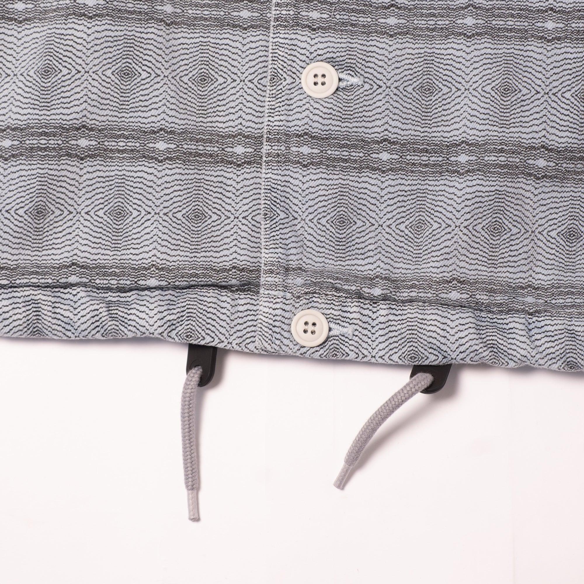 Cav Empt Overdye FK Pattern Button Jacket - Blue